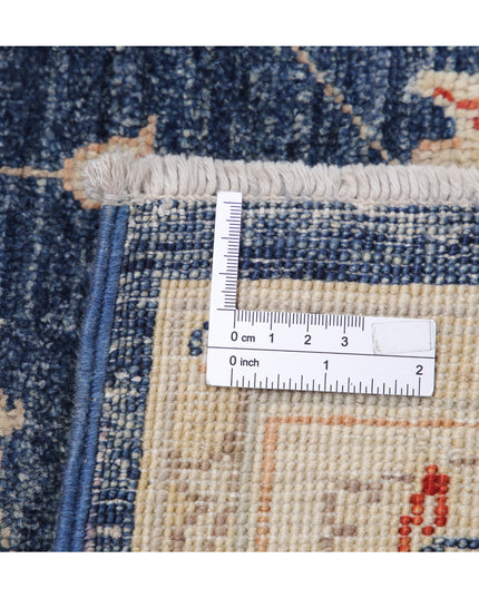 Ziegler 3' 11" X 6' 2" Hand Knotted Wool Rug 3' 11" X 6' 2" (119 X 188) / Blue / Wool