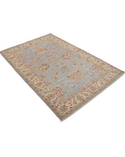 Ziegler 3' 11" X 5' 9" Hand Knotted Wool Rug 3' 11" X 5' 9" (119 X 175) / Blue / Wool