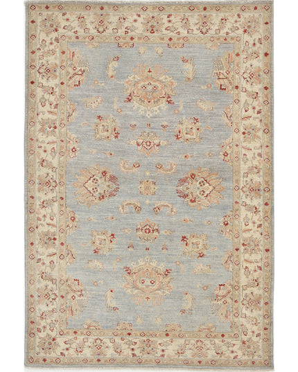 Ziegler 3' 11" X 5' 9" Hand Knotted Wool Rug 3' 11" X 5' 9" (119 X 175) / Blue / Wool