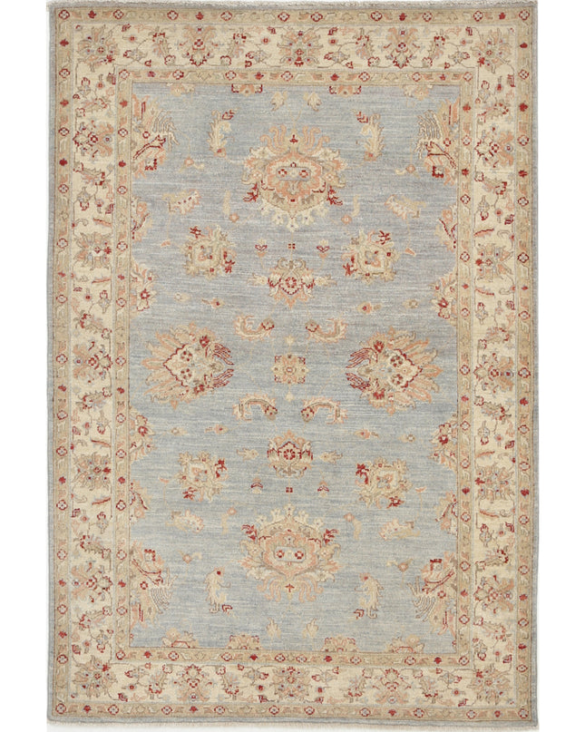 Ziegler 3' 11" X 5' 9" Hand Knotted Wool Rug 3' 11" X 5' 9" (119 X 175) / Blue / Wool