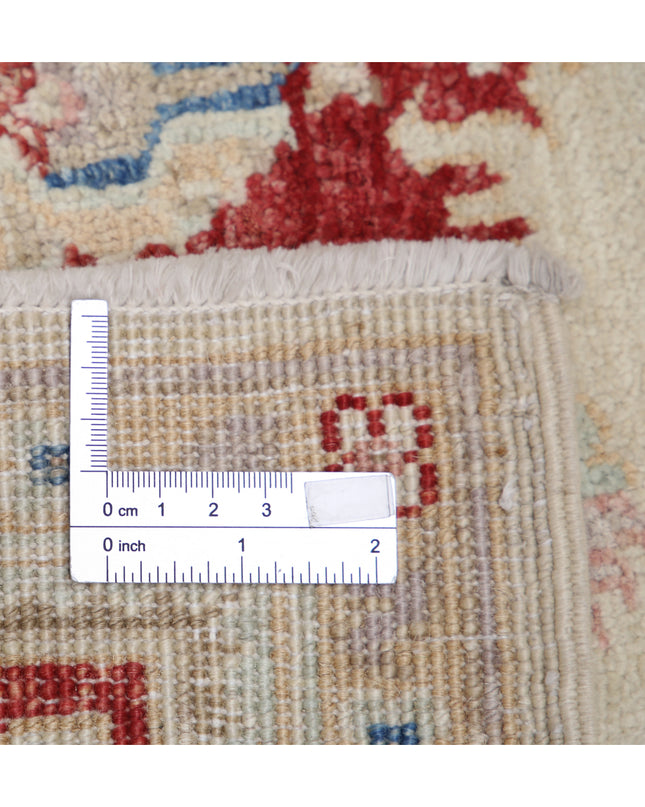 Ziegler 3' 10" X 5' 2" Hand Knotted Wool Rug 3' 10" X 5' 2" (117 X 158) / Ivory / Wool
