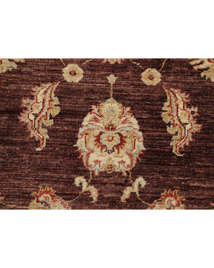 Ziegler 3' 9" X 5' 10" Hand Knotted Wool Rug 3' 9" X 5' 10" (114 X 178) / Brown / Wool