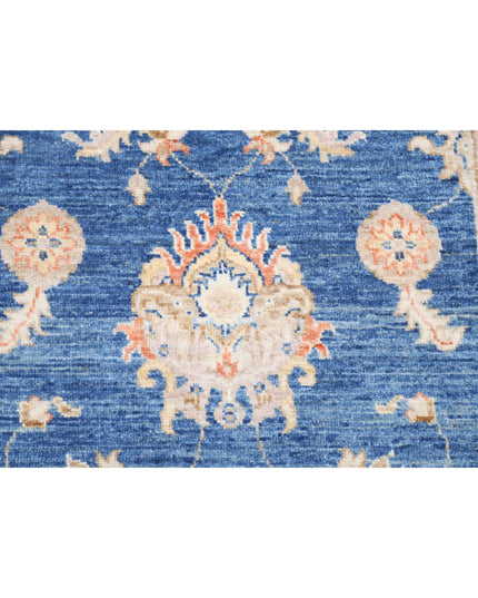 Ziegler 2' 7" X 4' 0" Hand Knotted Wool Rug 2' 7" X 4' 0" (79 X 122) / Blue / Wool