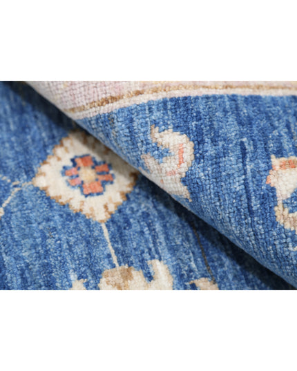 Ziegler 2' 7" X 4' 0" Hand Knotted Wool Rug 2' 7" X 4' 0" (79 X 122) / Blue / Wool