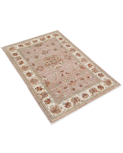 Ziegler 2' 8" X 3' 9" Hand Knotted Wool Rug 2' 8" X 3' 9" (81 X 114) / Pink / Wool