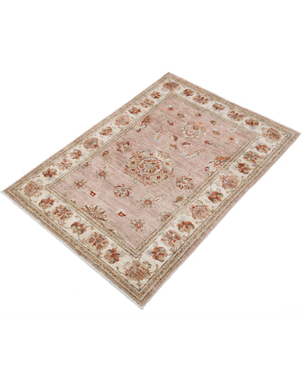 Ziegler 2' 8" X 3' 9" Hand Knotted Wool Rug 2' 8" X 3' 9" (81 X 114) / Pink / Wool