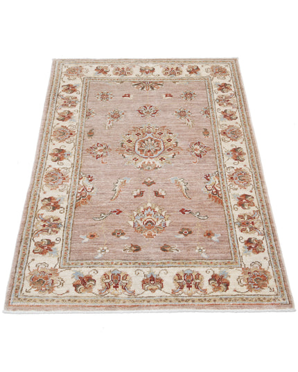 Ziegler 2' 8" X 3' 9" Hand Knotted Wool Rug 2' 8" X 3' 9" (81 X 114) / Pink / Wool