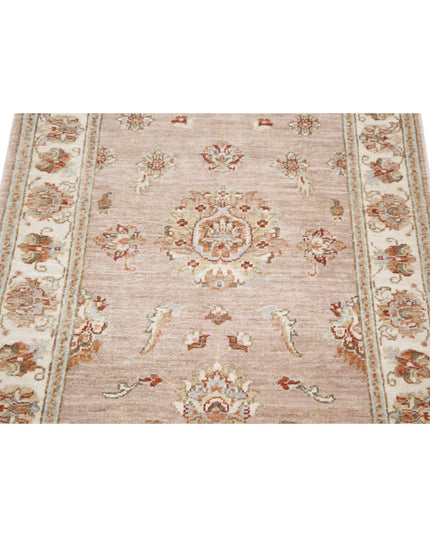Ziegler 2' 8" X 3' 9" Hand Knotted Wool Rug 2' 8" X 3' 9" (81 X 114) / Pink / Wool
