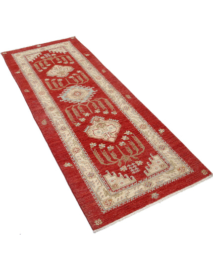 Ziegler 2' 8" X 6' 6" Hand Knotted Wool Rug 2' 8" X 6' 6" (81 X 198) / Red / Wool