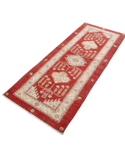Ziegler 2' 8" X 6' 6" Hand Knotted Wool Rug 2' 8" X 6' 6" (81 X 198) / Red / Wool
