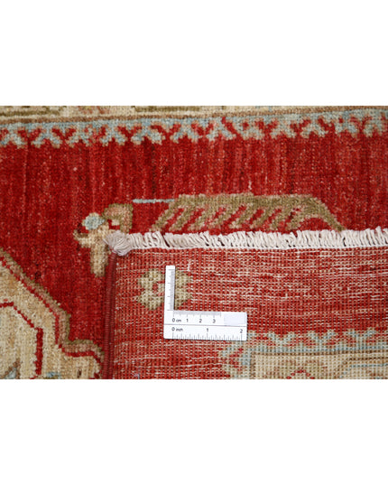 Ziegler 2' 8" X 6' 6" Hand Knotted Wool Rug 2' 8" X 6' 6" (81 X 198) / Red / Wool