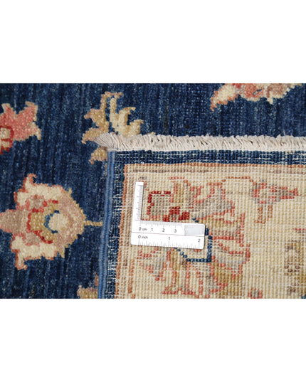 Ziegler 2' 7" X 4' 4" Hand Knotted Wool Rug 2' 7" X 4' 4" (79 X 132) / Blue / Wool