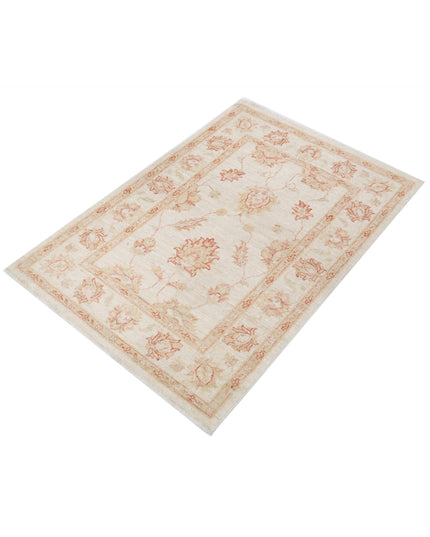 Ziegler 2' 8" X 3' 10" Hand Knotted Wool Rug 2' 8" X 3' 10" (81 X 117) / Ivory / Wool