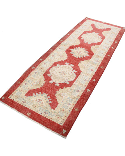 Ziegler 2' 11" X 7' 9" Hand Knotted Wool Rug 2' 11" X 7' 9" (89 X 236) / Red / Wool