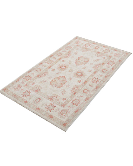Ziegler 2' 7" X 4' 3" Hand Knotted Wool Rug 2' 7" X 4' 3" (79 X 130) / Ivory / Wool