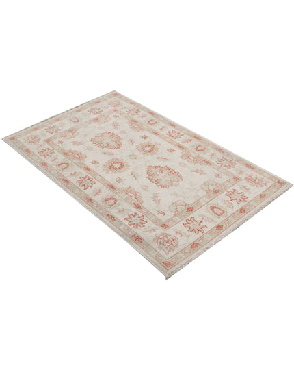 Ziegler 2' 7" X 4' 3" Hand Knotted Wool Rug 2' 7" X 4' 3" (79 X 130) / Ivory / Wool