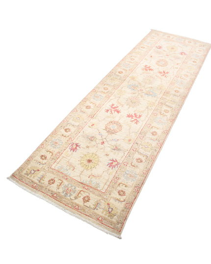 Ziegler 2' 7" X 8' 2" Hand Knotted Wool Rug 2' 7" X 8' 2" (79 X 249) / Ivory / Wool