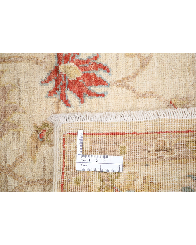 Ziegler 2' 7" X 8' 2" Hand Knotted Wool Rug 2' 7" X 8' 2" (79 X 249) / Ivory / Wool