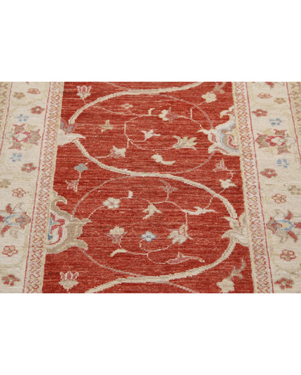 Ziegler 2' 8" X 4' 7" Hand Knotted Wool Rug 2' 8" X 4' 7" (81 X 140) / Red / Wool