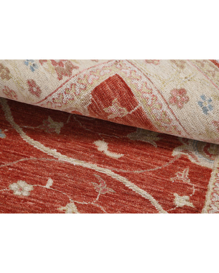 Ziegler 2' 8" X 4' 7" Hand Knotted Wool Rug 2' 8" X 4' 7" (81 X 140) / Red / Wool