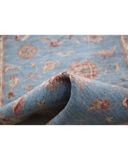 Ziegler 2' 6" X 9' 9" Hand Knotted Wool Rug 2' 6" X 9' 9" (76 X 297) / Blue / Wool