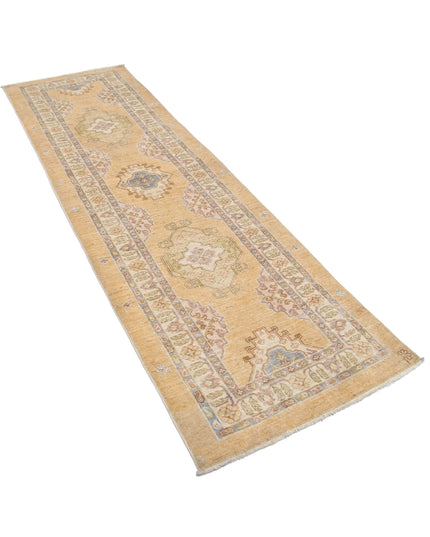 Ziegler 2' 7" X 8' 4" Hand Knotted Wool Rug 2' 7" X 8' 4" (79 X 254) / Taupe / Wool