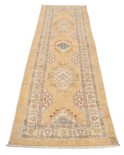 Ziegler 2' 7" X 8' 4" Hand Knotted Wool Rug 2' 7" X 8' 4" (79 X 254) / Taupe / Wool