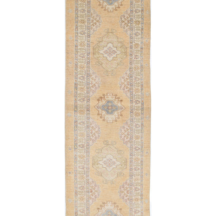 Ziegler 2' 7" X 8' 4" Hand Knotted Wool Rug 2' 7" X 8' 4" (79 X 254) / Taupe / Wool