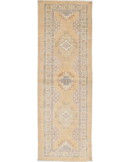 Ziegler 2' 7" X 8' 4" Hand Knotted Wool Rug 2' 7" X 8' 4" (79 X 254) / Taupe / Wool
