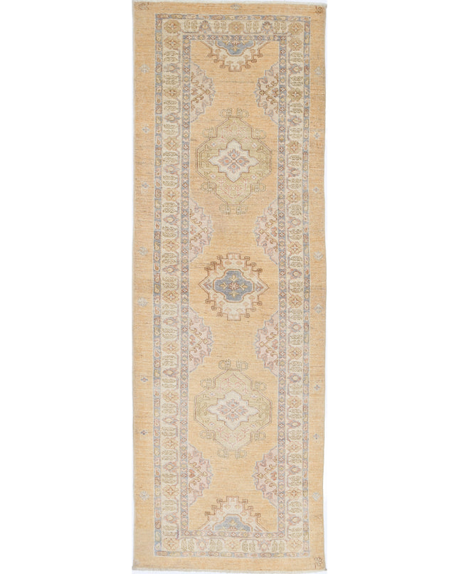 Ziegler 2' 7" X 8' 4" Hand Knotted Wool Rug 2' 7" X 8' 4" (79 X 254) / Taupe / Wool