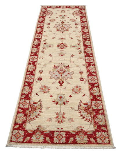 Ziegler 2' 7" X 8' 4" Hand Knotted Wool Rug 2' 7" X 8' 4" (79 X 254) / Ivory / Wool