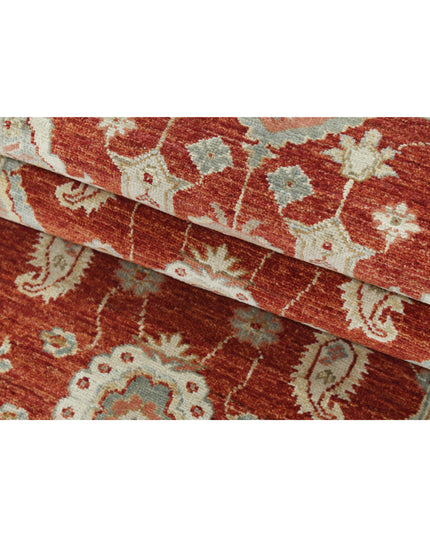 Ziegler 2' 7" X 8' 0" Hand Knotted Wool Rug 2' 7" X 8' 0" (79 X 244) / Red / Wool