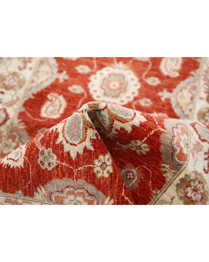 Ziegler 2' 7" X 8' 0" Hand Knotted Wool Rug 2' 7" X 8' 0" (79 X 244) / Red / Wool