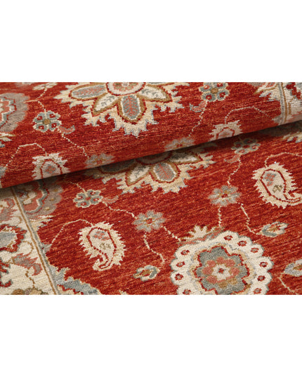 Ziegler 2' 7" X 8' 0" Hand Knotted Wool Rug 2' 7" X 8' 0" (79 X 244) / Red / Wool