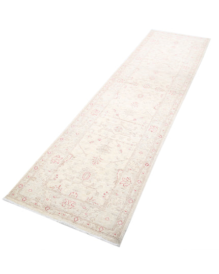 Ziegler 2' 7" X 9' 7" Hand Knotted Wool Rug 2' 7" X 9' 7" (79 X 292) / Ivory / Wool