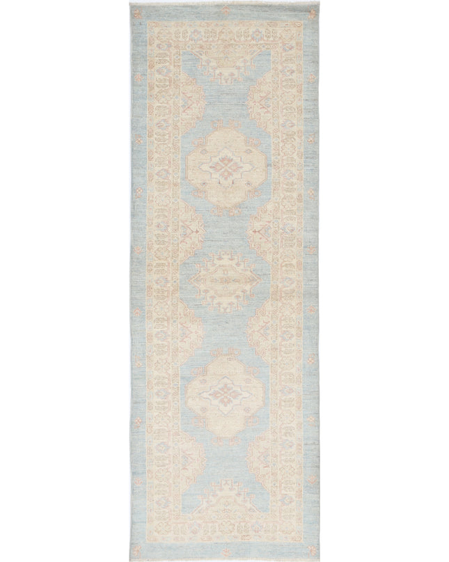 Ziegler 2' 7" X 8' 0" Hand Knotted Wool Rug 2' 7" X 8' 0" (79 X 244) / Blue / Wool