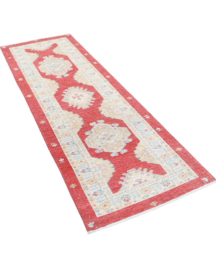 Ziegler 2' 8" X 7' 9" Hand Knotted Wool Rug 2' 8" X 7' 9" (81 X 236) / Red / Wool