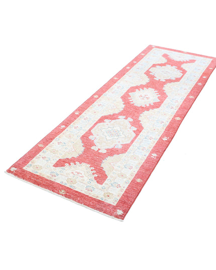 Ziegler 2' 8" X 7' 9" Hand Knotted Wool Rug 2' 8" X 7' 9" (81 X 236) / Red / Wool