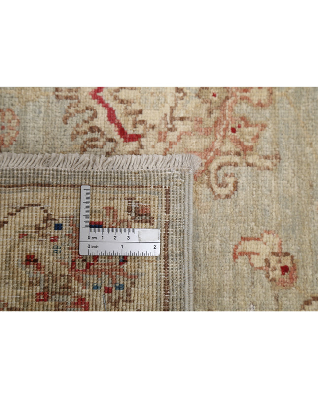 Ziegler 2' 11" X 4' 3" Hand Knotted Wool Rug 2' 11" X 4' 3" (89 X 130) / Blue / Wool
