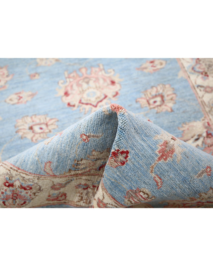 Ziegler 2' 8" X 8' 3" Hand Knotted Wool Rug 2' 8" X 8' 3" (81 X 251) / Blue / Wool