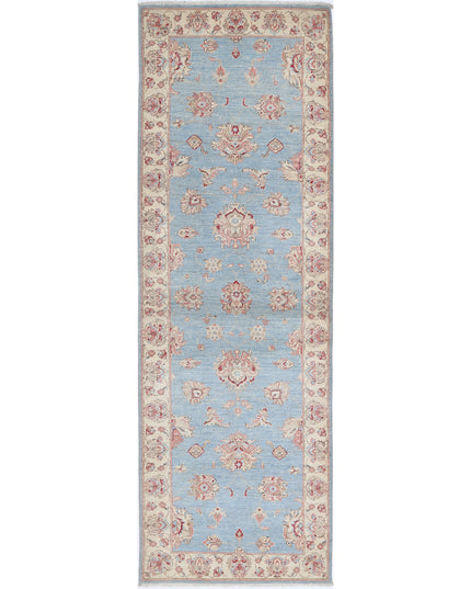 Ziegler 2' 8" X 8' 3" Hand Knotted Wool Rug 2' 8" X 8' 3" (81 X 251) / Blue / Wool