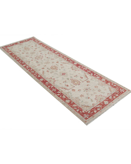 Ziegler 2' 6" X 7' 10" Hand Knotted Wool Rug 2' 6" X 7' 10" (76 X 239) / Ivory / Wool