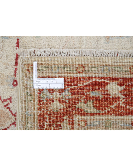 Ziegler 2' 6" X 7' 10" Hand Knotted Wool Rug 2' 6" X 7' 10" (76 X 239) / Ivory / Wool