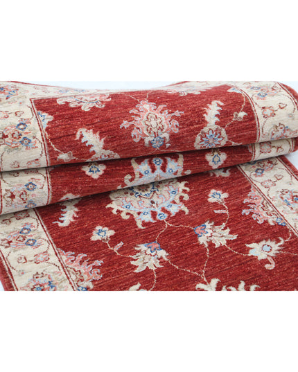 Ziegler 2' 7" X 8' 5" Hand Knotted Wool Rug 2' 7" X 8' 5" (79 X 257) / Red / Wool