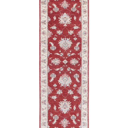 Ziegler 2' 7" X 8' 5" Hand Knotted Wool Rug 2' 7" X 8' 5" (79 X 257) / Red / Wool