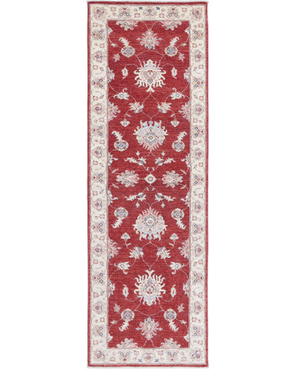 Ziegler 2' 7" X 8' 5" Hand Knotted Wool Rug 2' 7" X 8' 5" (79 X 257) / Red / Wool