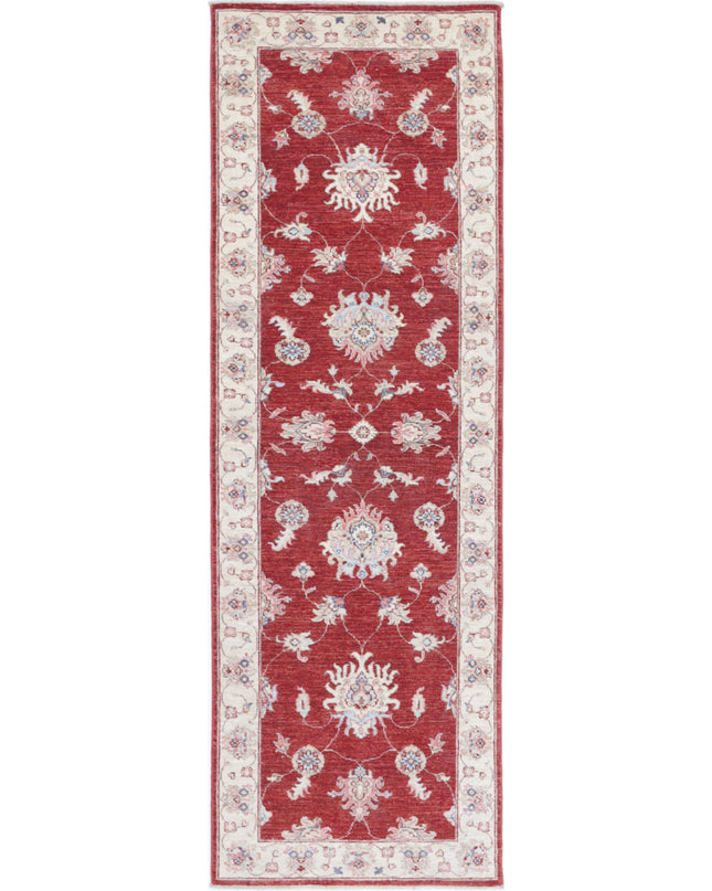 Ziegler 2' 7" X 8' 5" Hand Knotted Wool Rug 2' 7" X 8' 5" (79 X 257) / Red / Wool