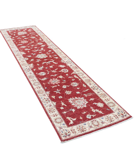Ziegler 2' 8" X 9' 9" Hand Knotted Wool Rug 2' 8" X 9' 9" (81 X 297) / Red / Wool