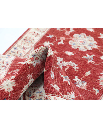 Ziegler 2' 8" X 9' 9" Hand Knotted Wool Rug 2' 8" X 9' 9" (81 X 297) / Red / Wool
