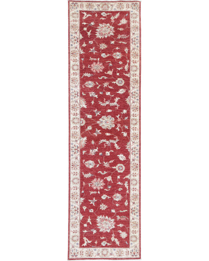 Ziegler 2' 8" X 9' 9" Hand Knotted Wool Rug 2' 8" X 9' 9" (81 X 297) / Red / Wool